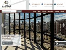 Tablet Screenshot of claroimobiliaria.com.br